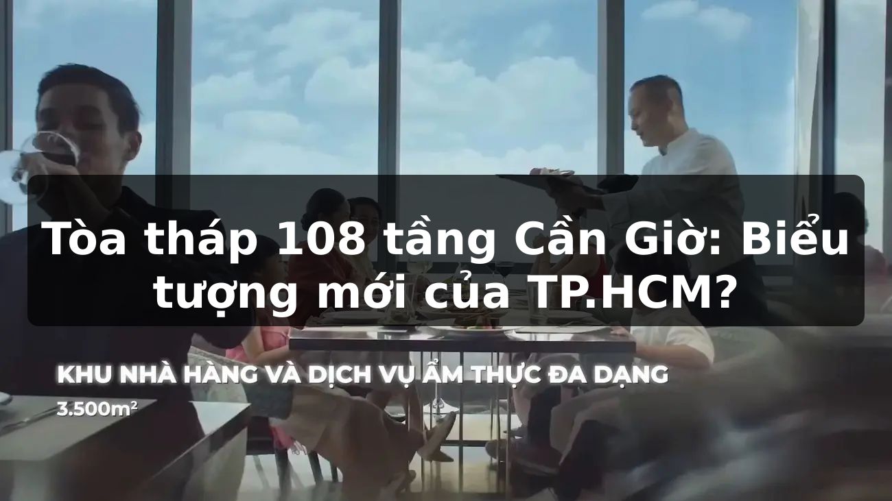 Tòa tháp 108 tầng Cần Giờ: Biểu tượng mới của TP.HCM