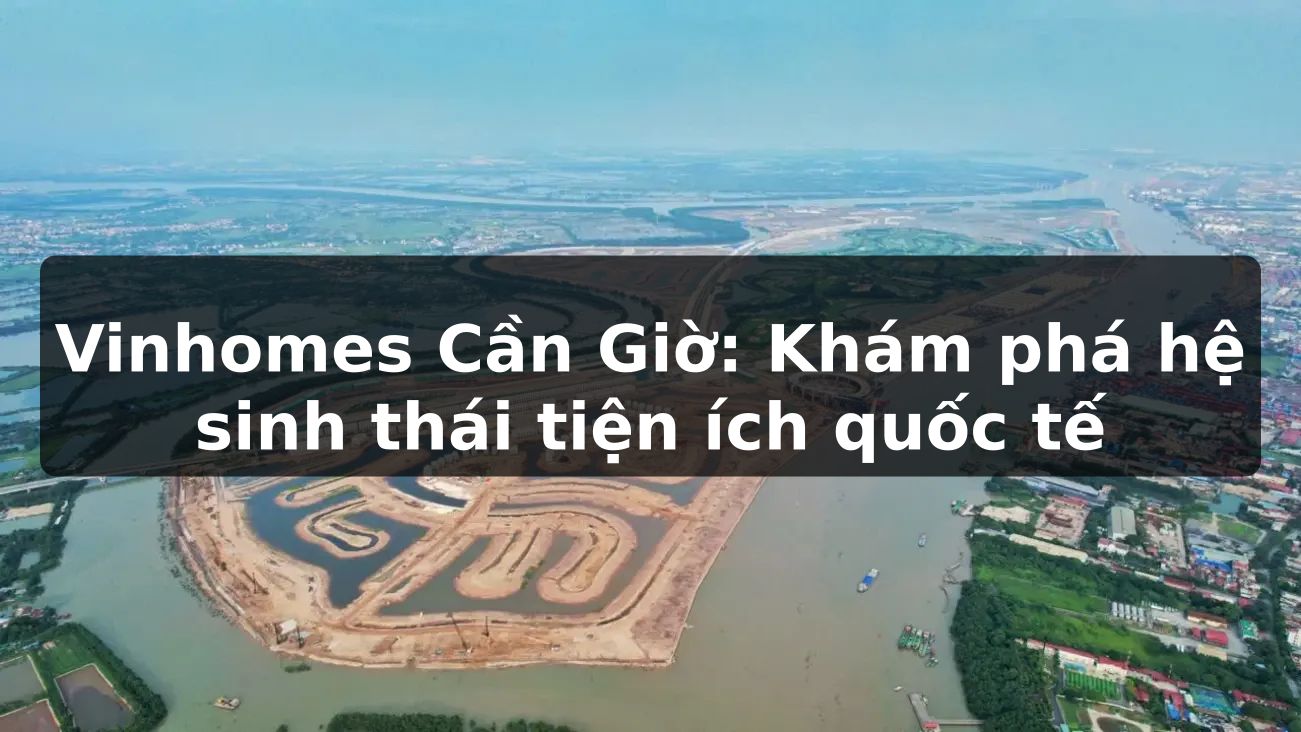Vinhomes Cần Giờ: Khám phá hệ sinh thái tiện ích quốc tế